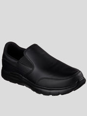 Mocasín trabajo SKECHERS Work Piel NEGRO