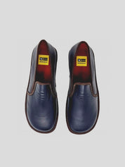 Zapatilla NORDIKAS Cerrada Piel MARINO