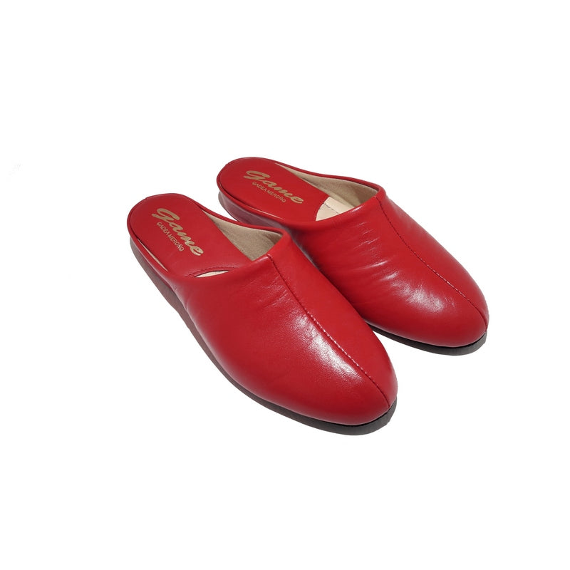 Zapatillas GAME 700 Chinela Piel ROJO