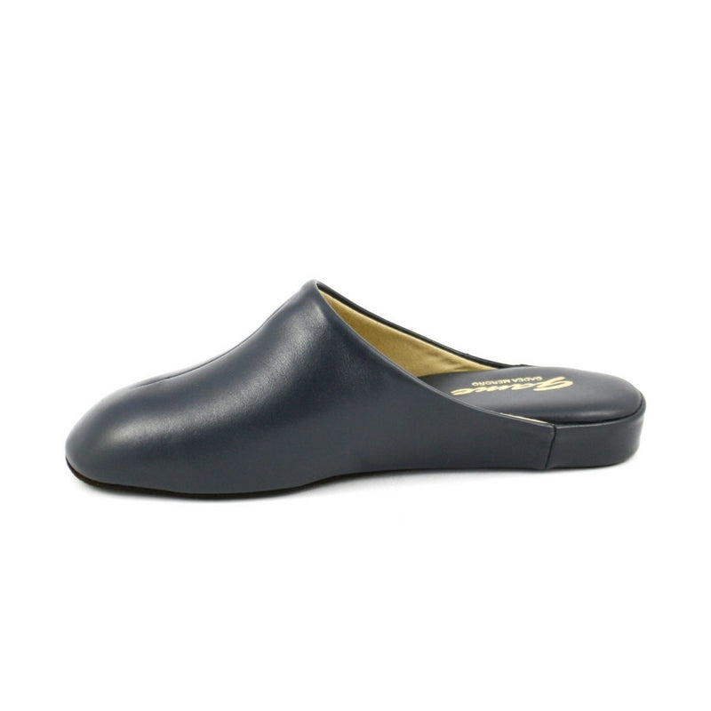 Zapatillas GAME 710 Chinela Piel MARINO