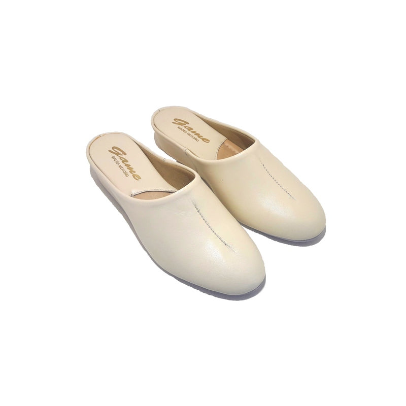 Zapatillas GAME 730 Chinela Piel BEIGE