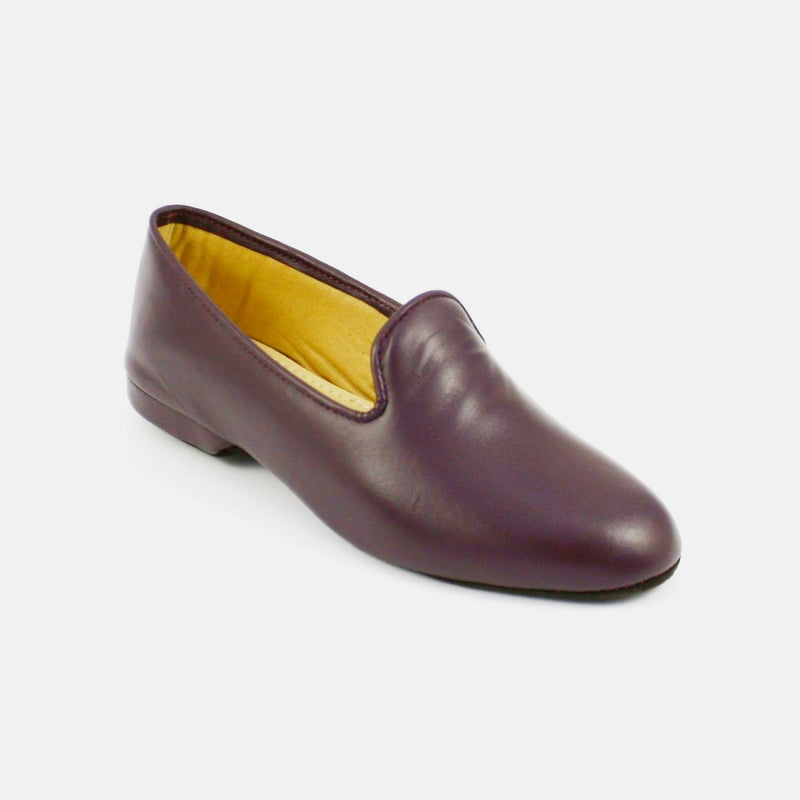 Zapatillas GAME 767 Copete Piel BURDEOS