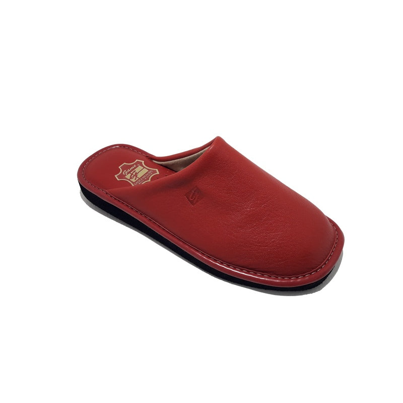 Zapatillas GAME 16001 Chinela Piel ROJO