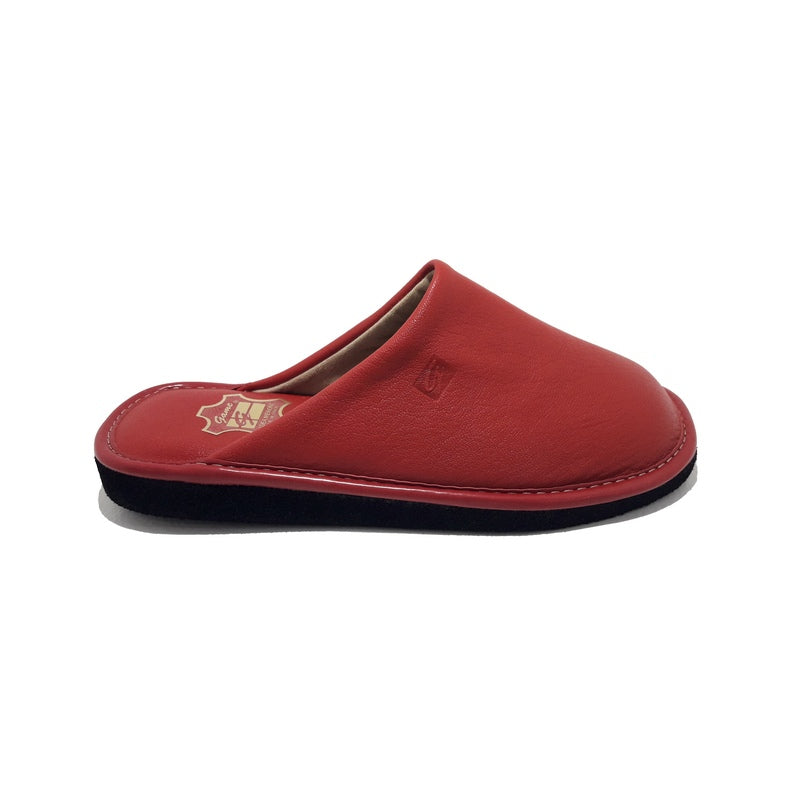 Zapatillas GAME 16001 Chinela Piel ROJO
