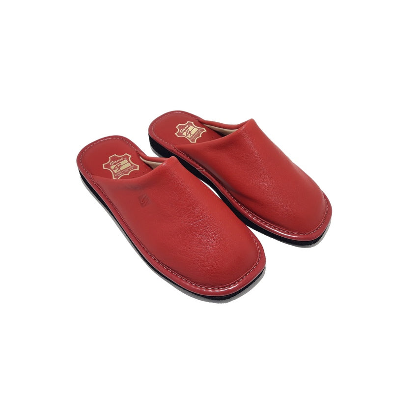 Zapatillas GAME 16001 Chinela Piel ROJO