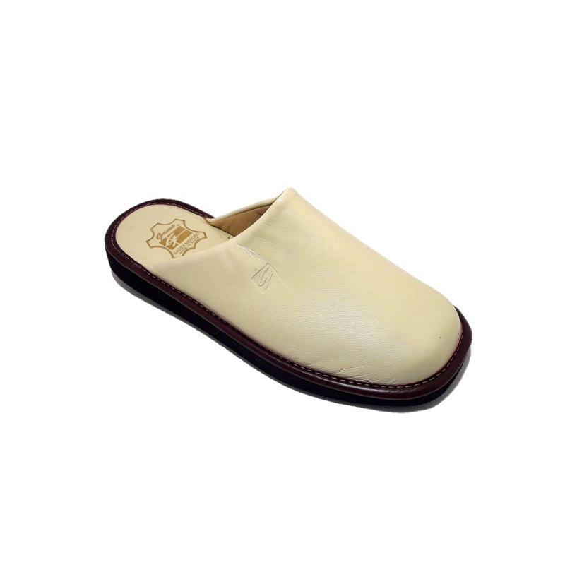 Zapatillas GAME 16001 Chinela Piel BEIGE