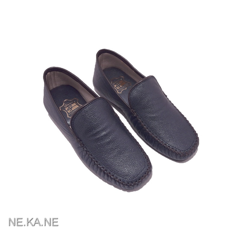 Zapatillas GAME 30002 Mocasín Piel AZUL