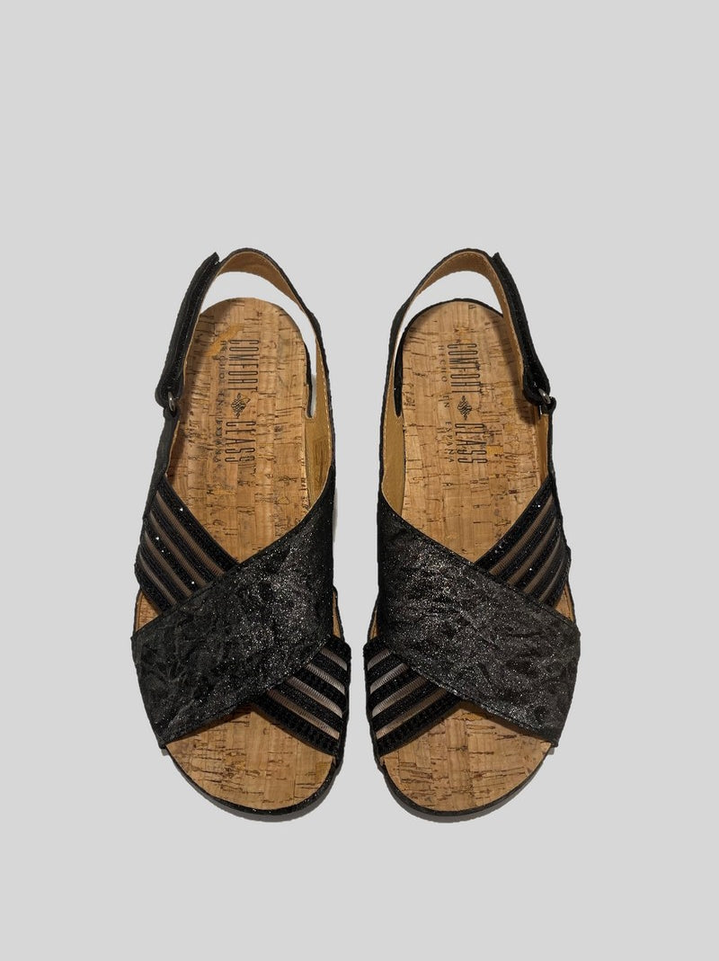Sandalia Tacón COMFORT CLASS Adele NEGRO