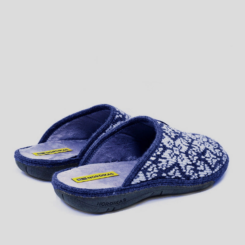 Zapatilla Chinela NORDIKAS Copos MARINO