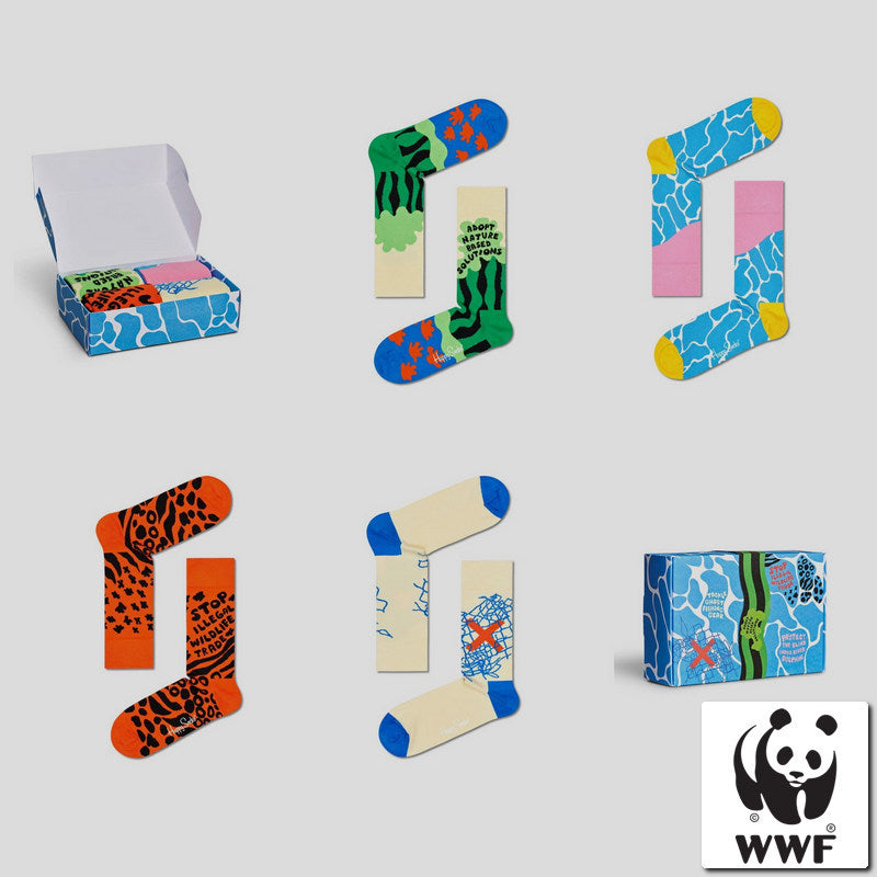 HAPPY SOCKS WWF Gift Box 4Pack 41/46
