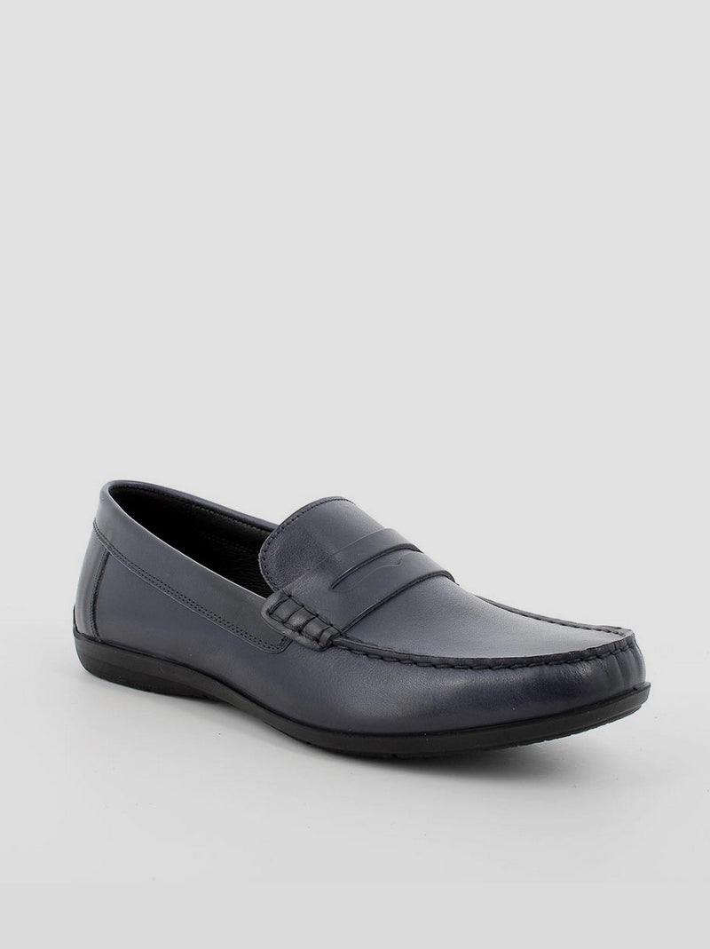 Mocasín IGI&CO Piel AZUL MARINO