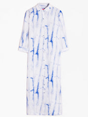 Vestido Dafne VILAGALLO Tie Dye AZUL