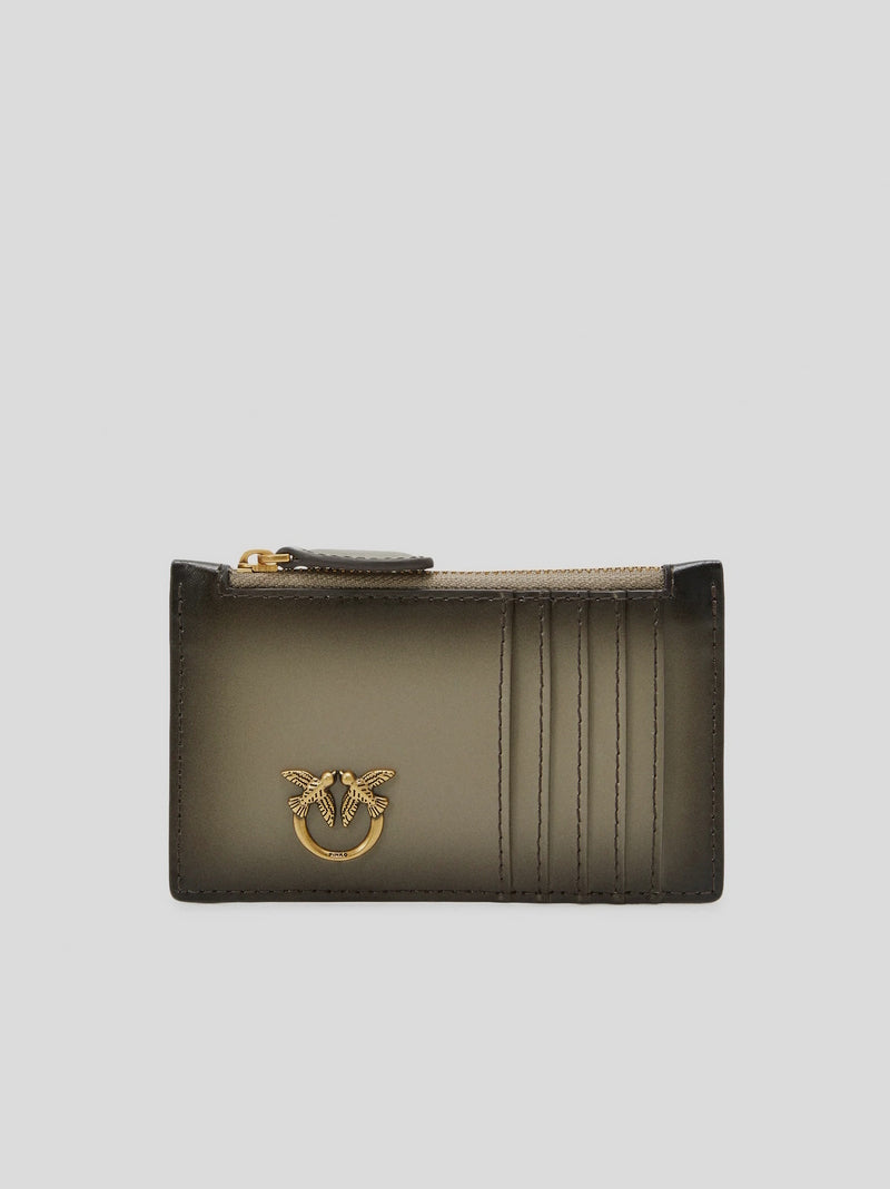 Tarjetero Cremallera PINKO Airone GRIS