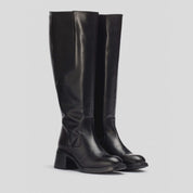 Bota XL WONDERS Koala Piel NEGRO