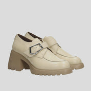 Mocasín Extra WONDERS Hebilla Piel BEIGE