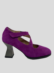 Salón Tacón PLUMERS Tira Ante MORADO