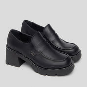 Mocasín Tacón NERO GIARDINI Piel NEGRO