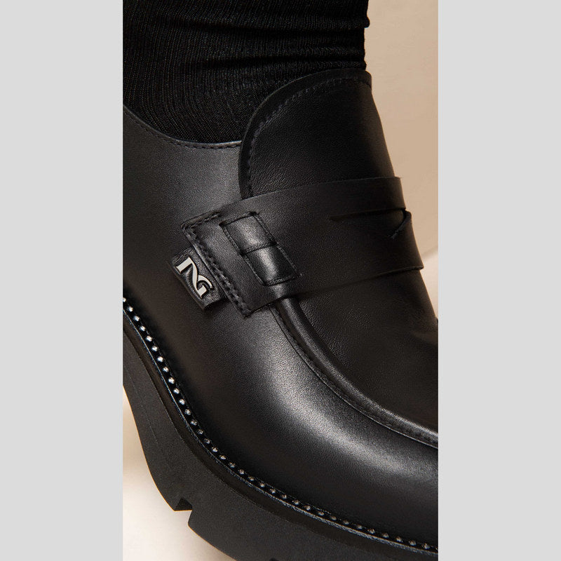 Mocasín Tacón NERO GIARDINI Piel NEGRO