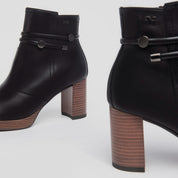 Botín Tacón NERO GIARDINI Piel NEGRO