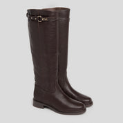 Bota Alta NERO GIARDINI Piel MARRÓN