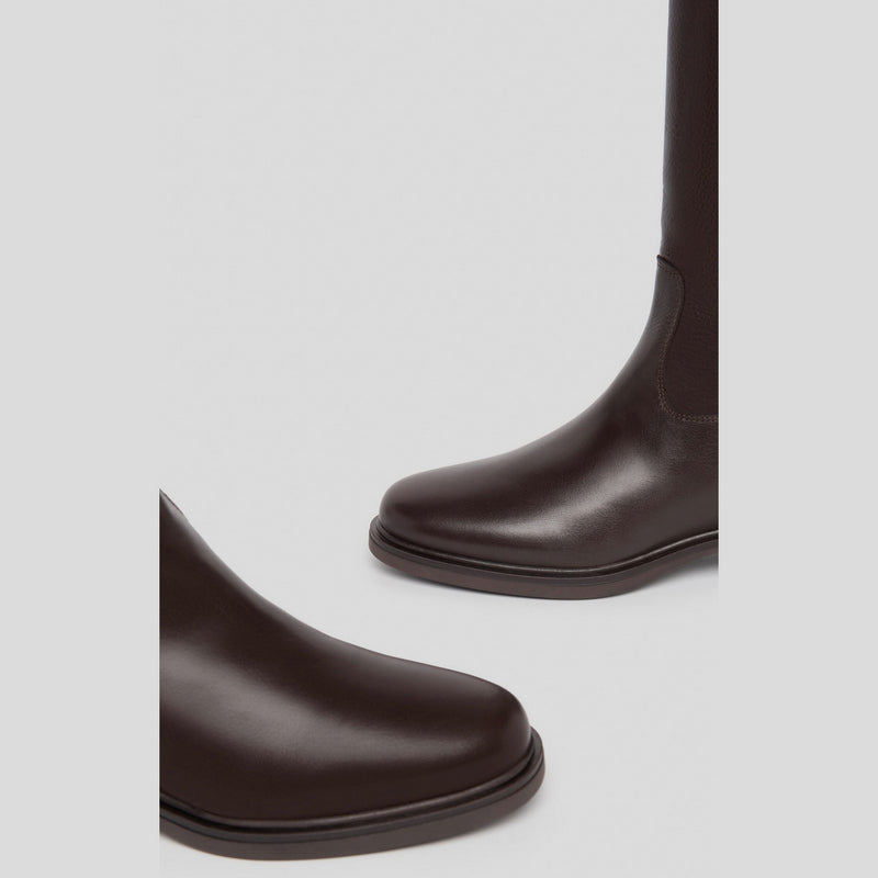 Bota Alta NERO GIARDINI Piel MARRÓN