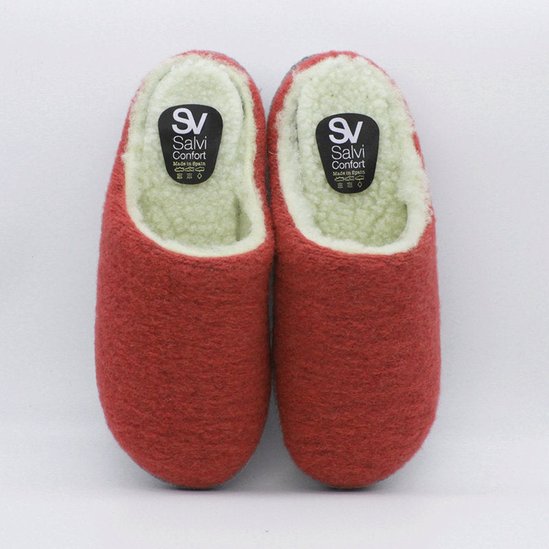 Zapatilla BIAGIO Pura Lana Virgen TEJA