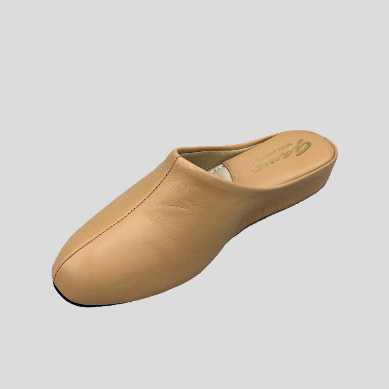 Zapatillas GAME 700 Chinela Piel CAMEL