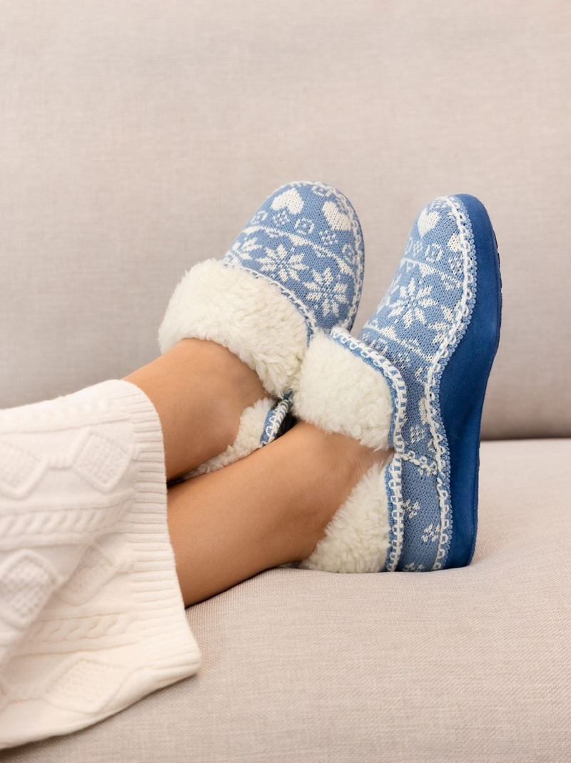 Zapatilla NORDIKAS Abotinada Lana ZAFIRO