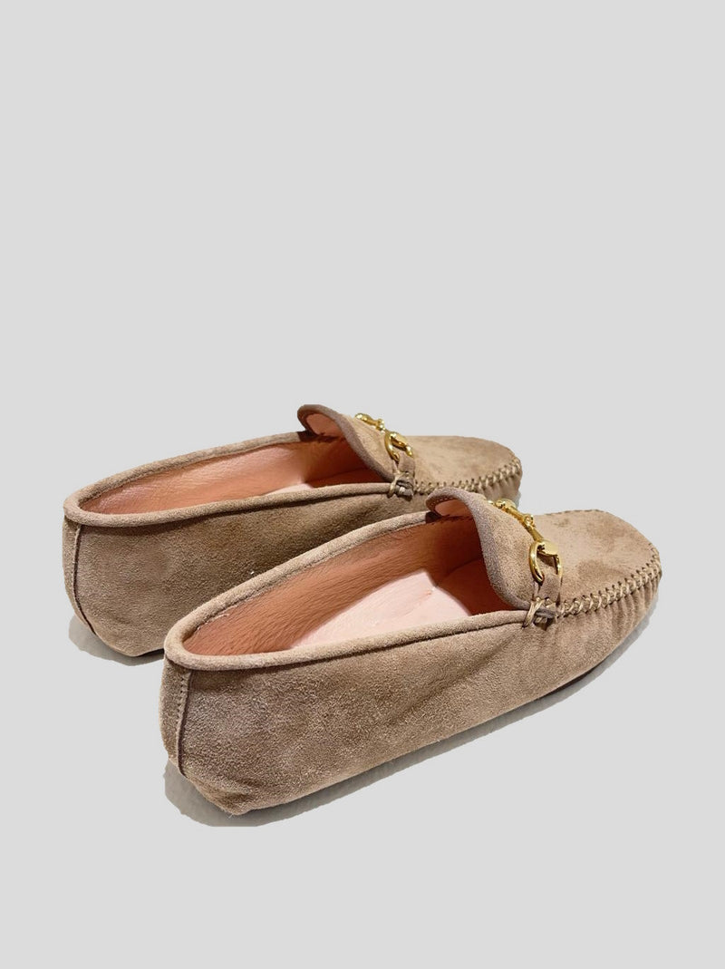 Zapatilla Mocasín CASTELLANO Ante BEIGE
