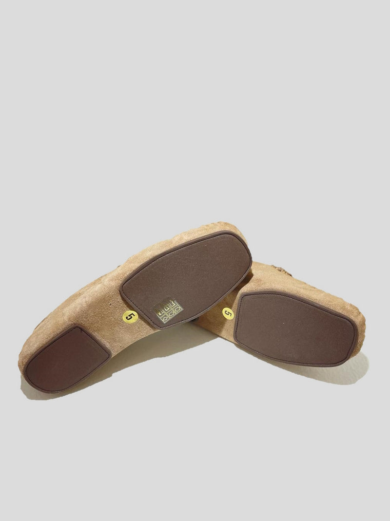 Zapatilla Mocasín CASTELLANO Ante BEIGE