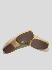 Zapatilla Mocasín CASTELLANO Ante BEIGE