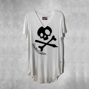 Camiseta Mujer LaSAL Pencil BLANCA