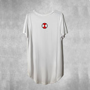 Camiseta Mujer LaSAL Pencil BLANCA