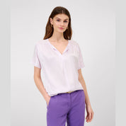Top Caelen BRAX Combi Texturas LILA