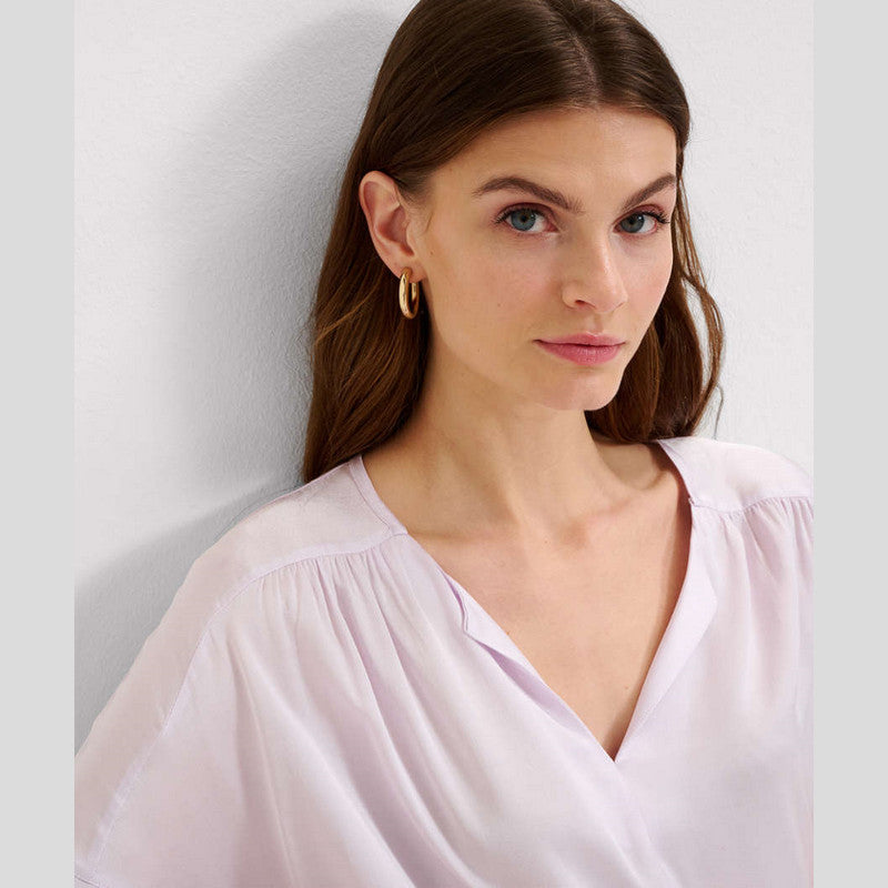 Top Caelen BRAX Combi Texturas LILA