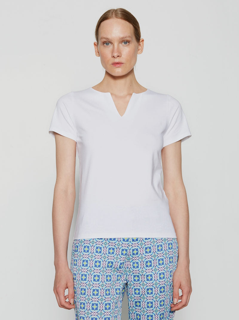 Camiseta Escote ESCORPION Algodón BLANCO