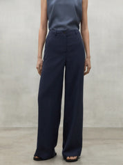 Pantalón Palazzo ECOALF Sabine MARINO