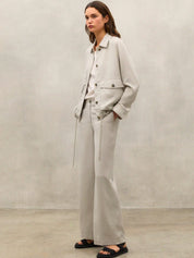 Pantalón Palazzo ECOALF Sabine BEIGE