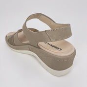 Sandalia Cuña COMFORT CLASS Nobuk TAUPE