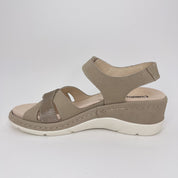 Sandalia Cuña COMFORT CLASS Nobuk TAUPE