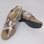 Sandalia Cruzada COMFORT CLASS PitónNUDE