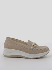 Mocasín Mujer IGI&CO Nobuk Brillos BEIGE