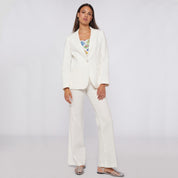 Pantalón Veronica VILAGALLO Lino BLANCO