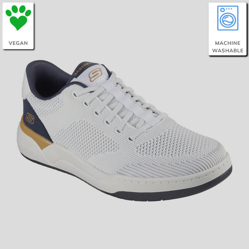 SKECHERS Hombre Corliss - Dorset BLANCA