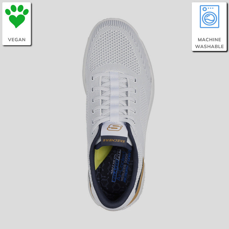 SKECHERS Hombre Corliss - Dorset BLANCA