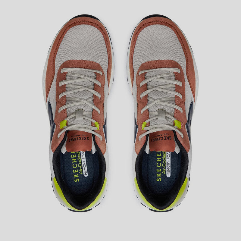 SKECHERS Fury Lace Low COMBI NATURAL