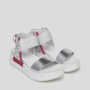 Sandalia NERO GIARDINI Plataforma PLATA