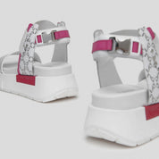 Sandalia NERO GIARDINI Plataforma PLATA