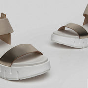 Sandalia NERO GIARDINI PlataformaPLATINO