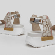 Sandalia NERO GIARDINI PlataformaPLATINO